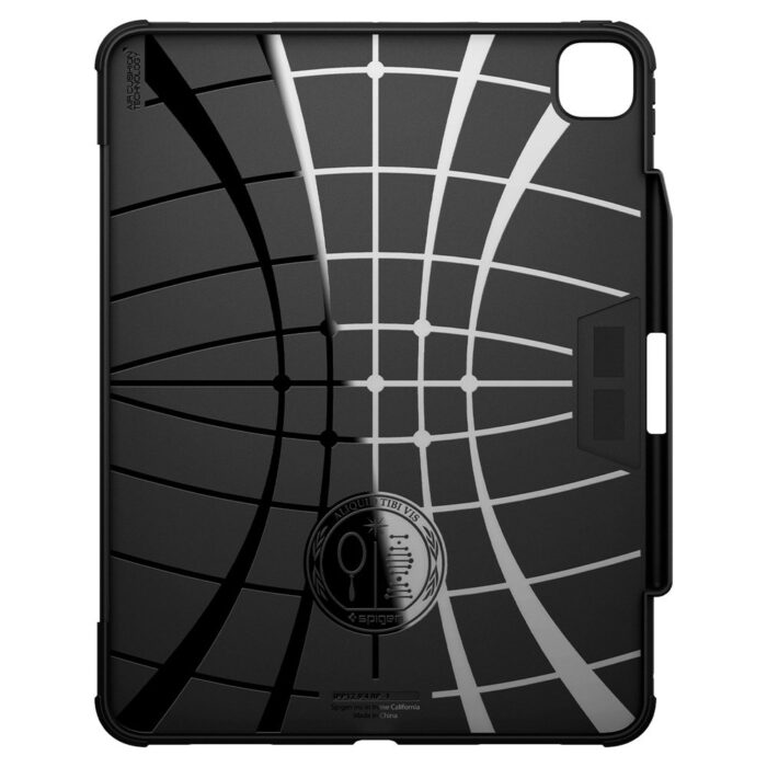 Spigen Rugged Armor Pro طراحی شده برای iPad Pro 13 اینچی قاب (2024) M4 با مداد نگهدارنده - مشکی - موجود با تخیف